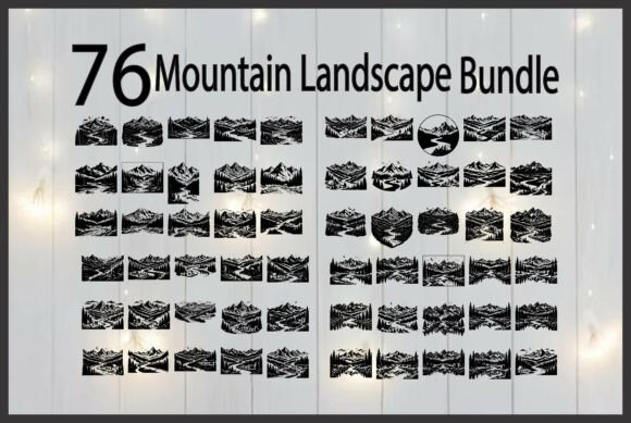 76 Nature Wilderness Silhouette Designs Graphics Freebies