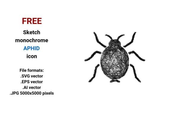 FREE Sketch Aphid Icon