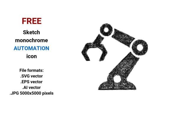 FREE Sketch Automation Icon Graphics for Freebies