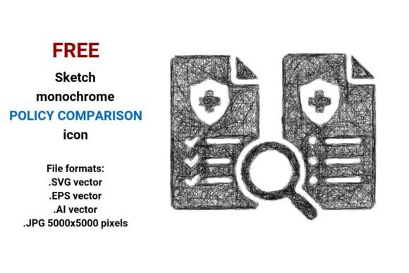FREE Sketch Policy Comparison Icon Graphics