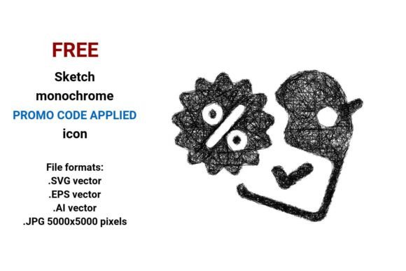 FREE Sketch Promo Code Applied Icon