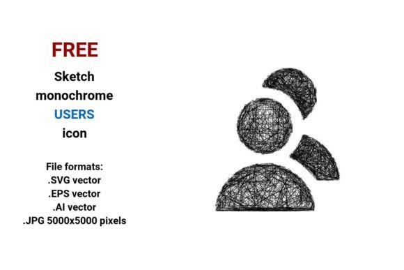 FREE Sketch Users Icon Graphics
