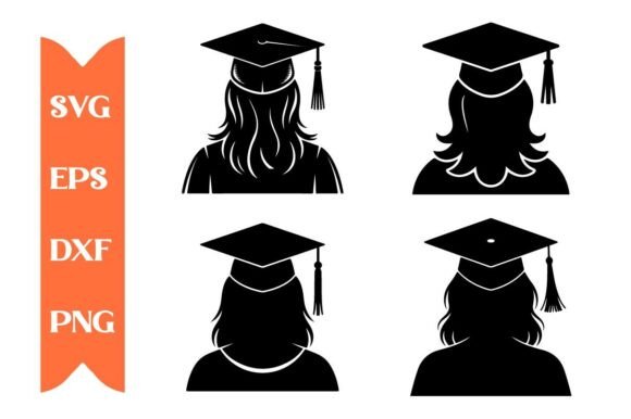 Graduation Girl SVG Bundle PNG Graphics Freebies