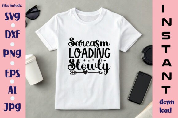 Sarcasm Loading Slowly SVG Design