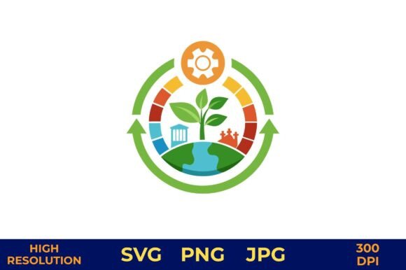 Sustainable Development Concept Graphics Freebies